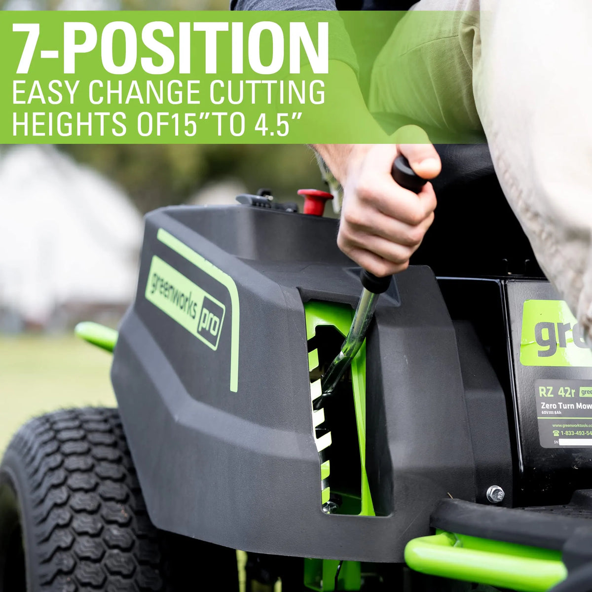80V 42″ Cordless Battery CrossoverT Riding Lawn Mower, Twelve (12) 4.0 Ah Batteries and (3) Dual-Port Turbo Chargers, CRT4281