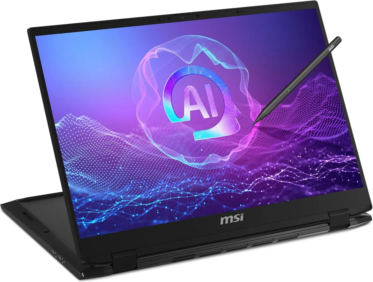 MSI Summit A16 AI 16” QHD+ 165Hz 2-in-1 Touchscreen Laptop AMD Ryzen AI 9-365, Radeon Graphics, 32GB LPDDR5x, 1TB NVMe SSD, 360 Flip