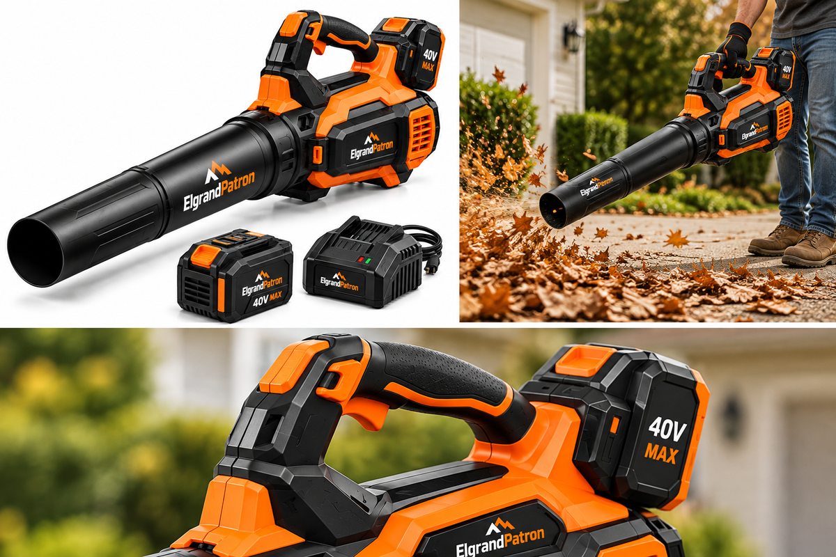 ElgrandPatron AirBlast 800 – 40V MAX Cordless Leaf Blower
