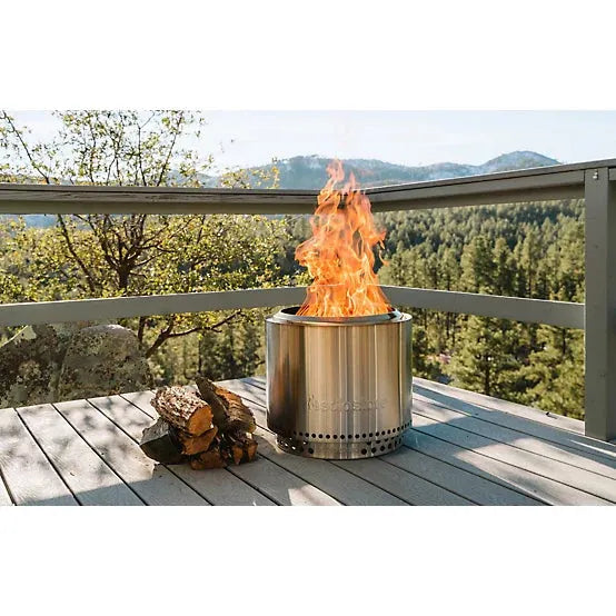 Solo Stove 19.5 in. Bonfire 2.0 Wood-Burning Fire Pit with Stand and Shelter