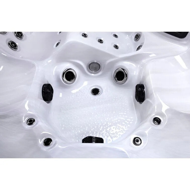 76 – Jet Acrylic Square Hot Tub with Ozonator