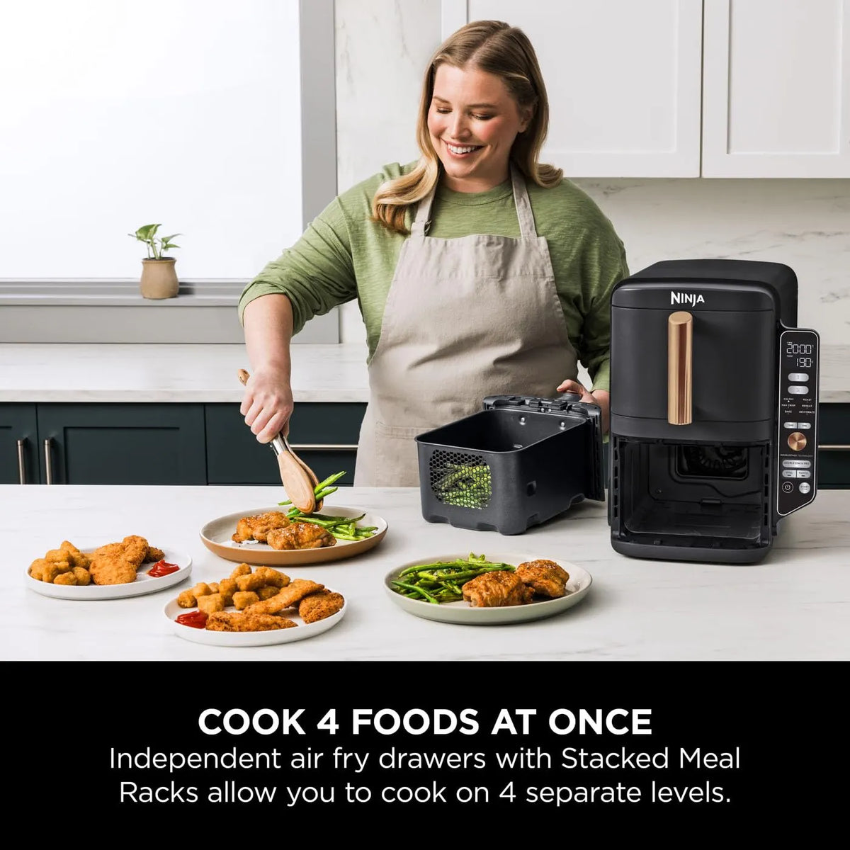 Ninja Double Stack XL Vertical Dual Air Fryer 4 Levels