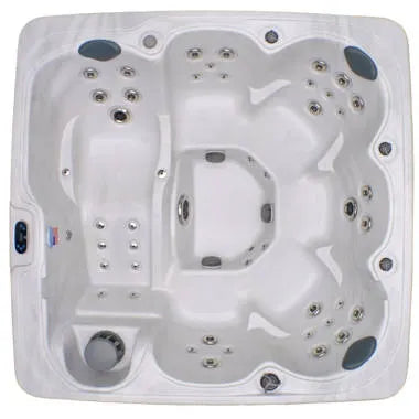 Luxuria Spas 220 Volt 6 – Person 55 – Jet Square Plug & Play Hot Tub with Ozonator
