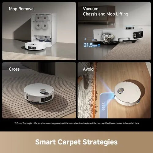 Dreame Robot Vacuum & Mop 30,000Pa Multi-Mop Self-Cleaning Station