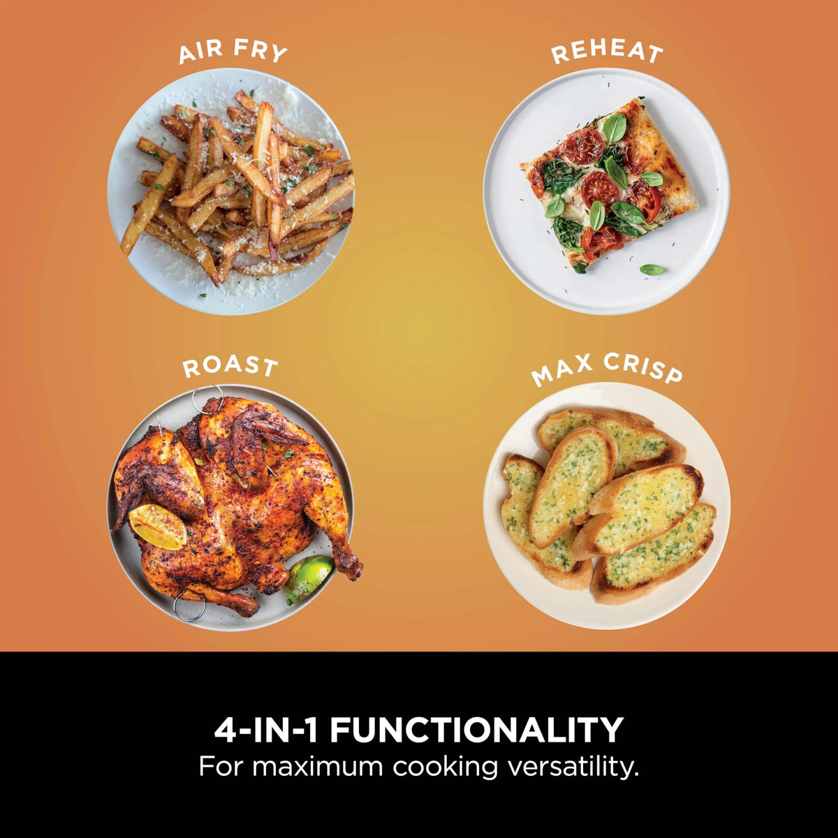 Ninja Foodi Dual Zone Dual Air Fryer 7.6L 4-in-1