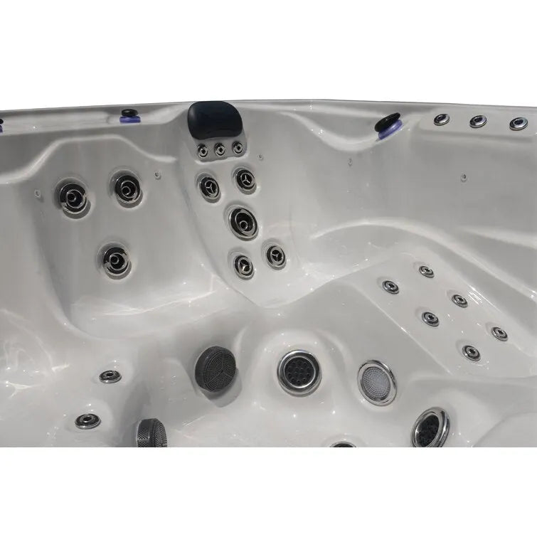 76 – Jet Acrylic Square Hot Tub with Ozonator