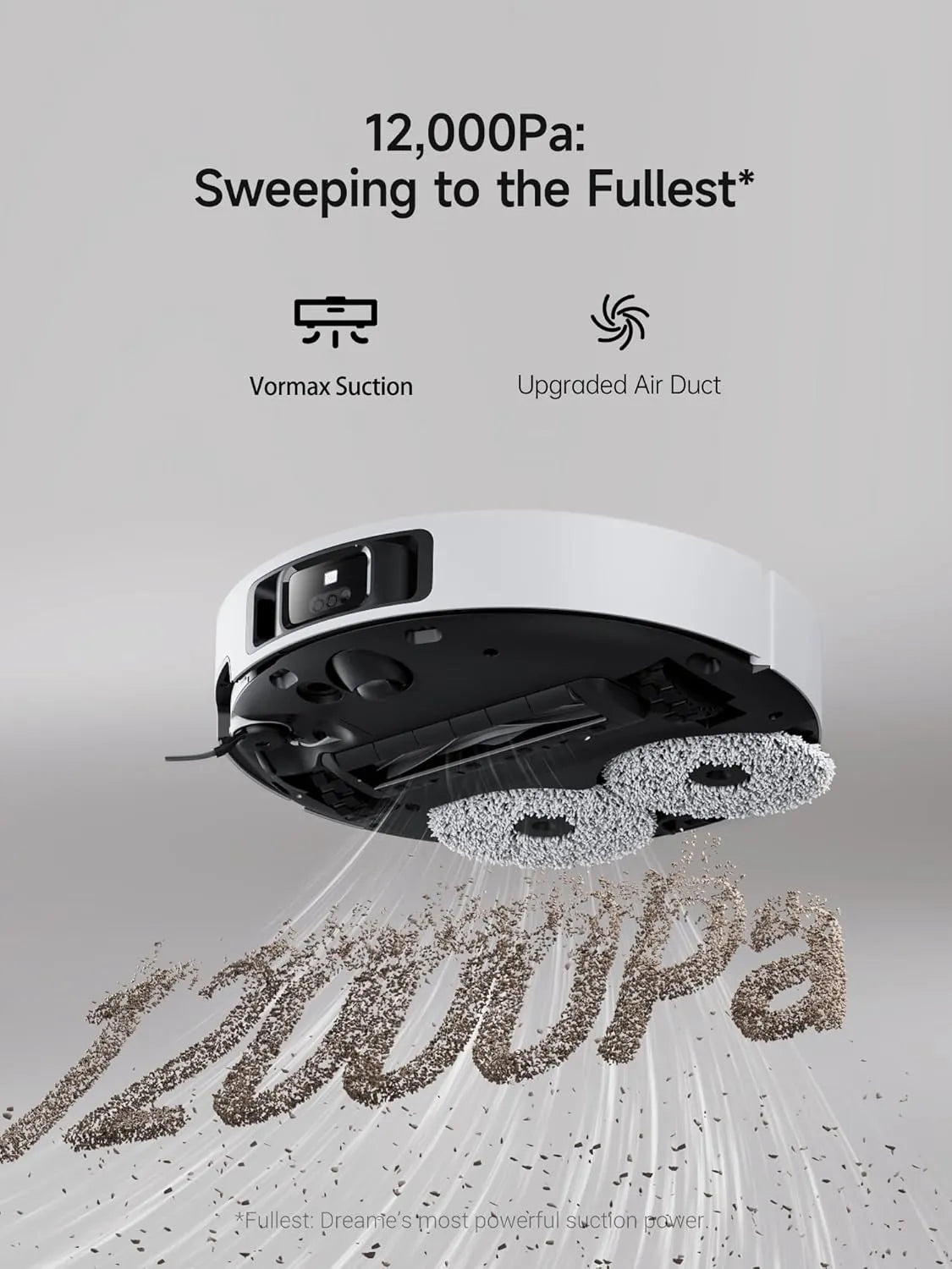 Dreame X40 Ultra Robot Vacuum with 12,000Pa Suction, Liftable Mop, Self-Cleaning & Auto-Empty