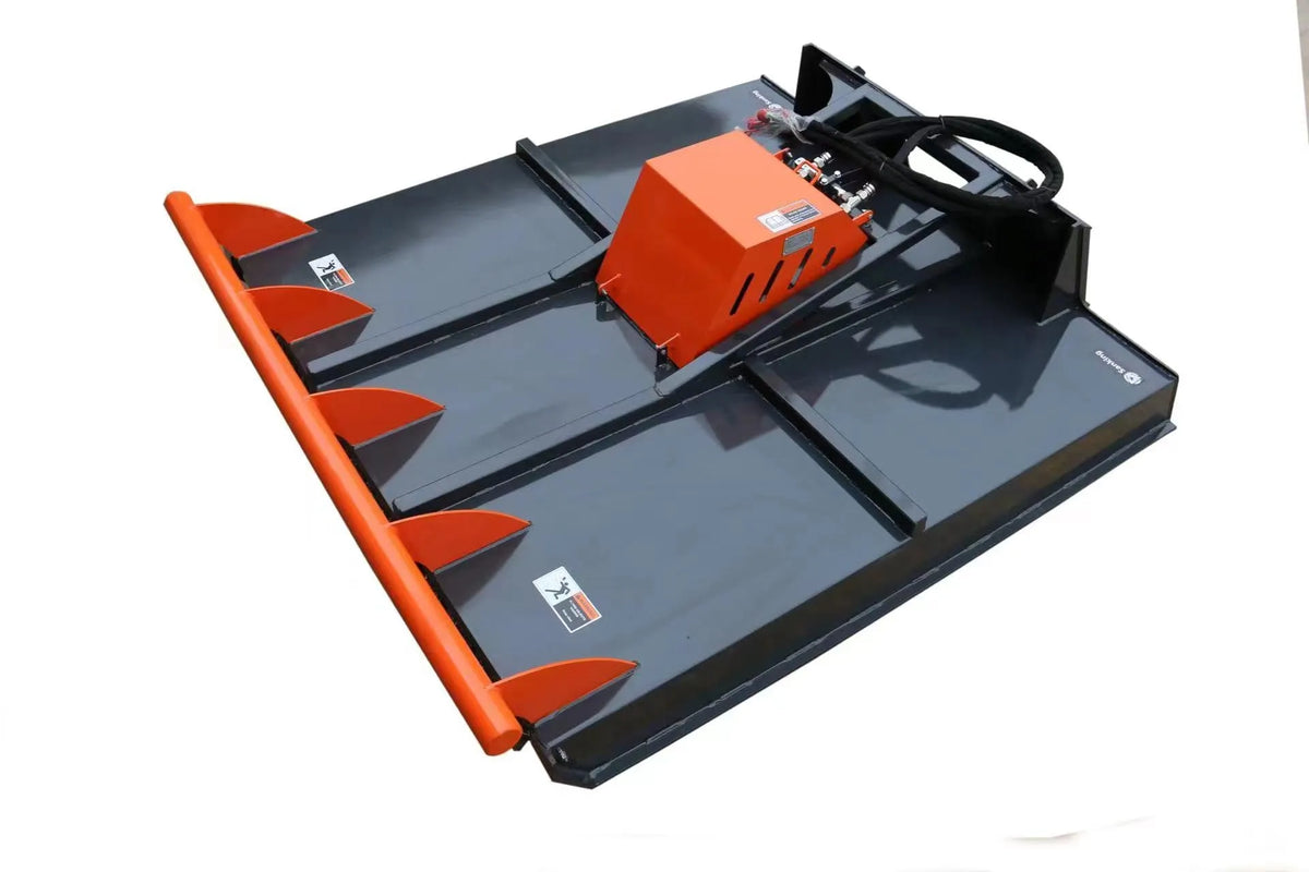 72″ Skid Steer Heavy Duty Rotary Brush Cutter Finishing Mower Skid Steer Attachment Hydraulic Mower