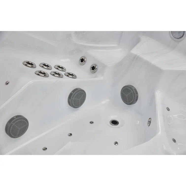 Danika 5-person 68-jet Hot Tub With Bluetooth In Gray