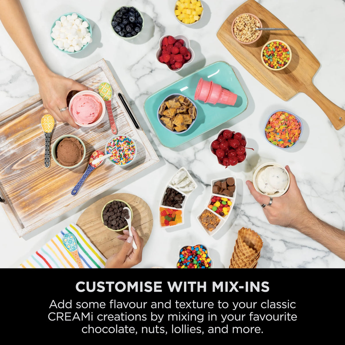 Ninja Swirl by CREAMi Soft Serve & Ice Cream Maker 13 Functions 2 Tubs