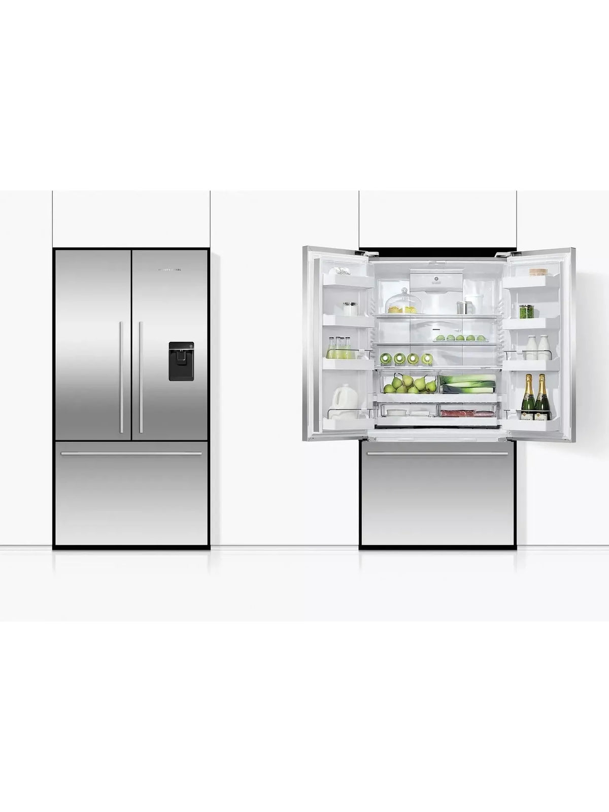 Fisher & Paykel French Door Fridge Freezer 569L No Frost Stainless Steel