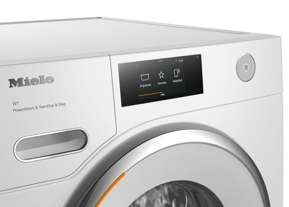 Front Load Washing Machine 9kg 1600rpm Automatic Detergent Dosing WiFi White