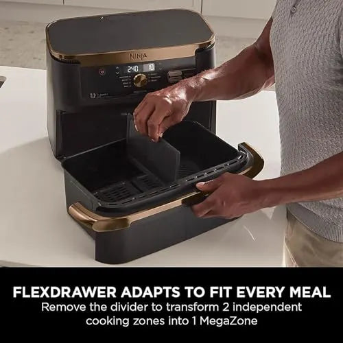 Ninja Foodi FlexDrawer Dual Air Fryer 10.4L 7-in-1