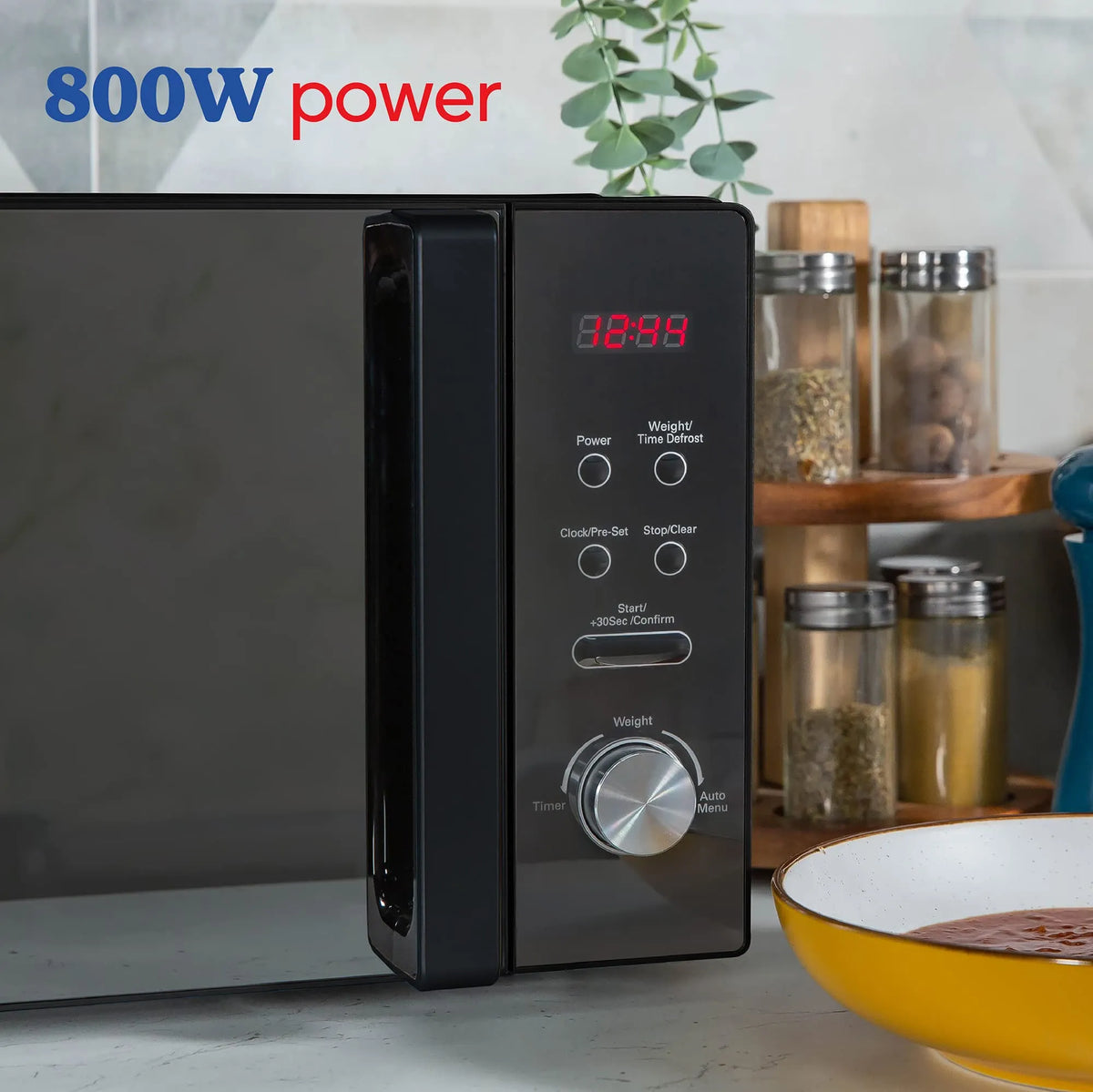 Russell Hobbs Digital Microwave 20L 800W Black 5 Power Levels
