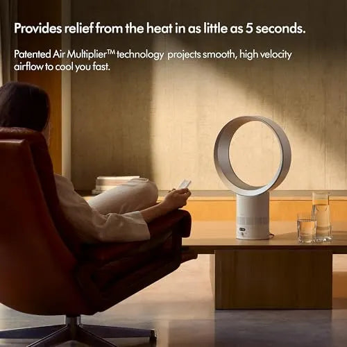 Dyson Cool CF1 Desk Fan, White/Silver