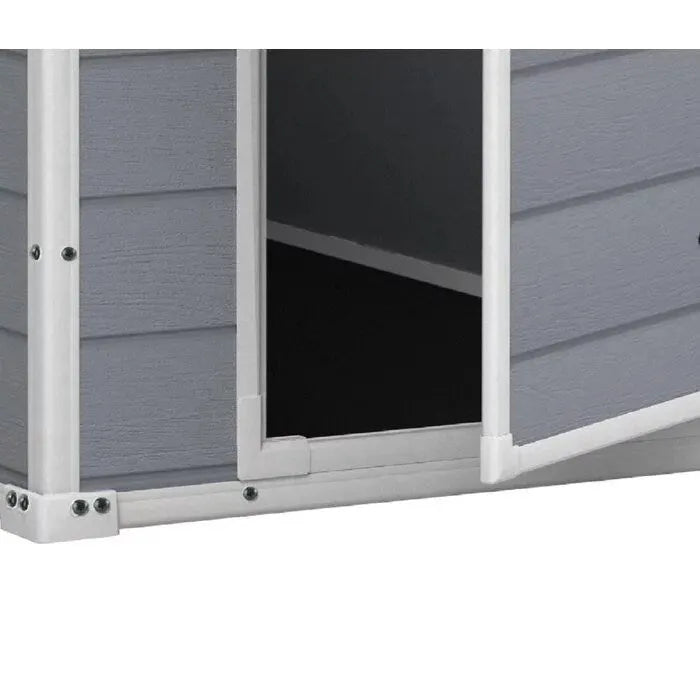 Keter Manor 4 ft. W x 6 ft. D Vertical Resin Outdoor Storage Shed Ideal For Patio Installation Included