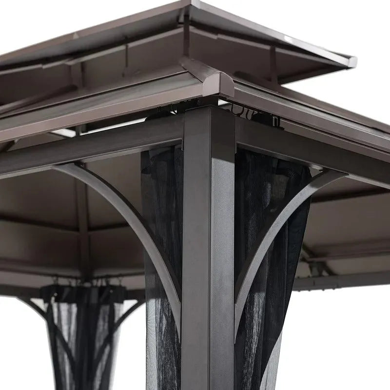 12 Ft. W x 10 Ft. D Steel Patio Gazebo