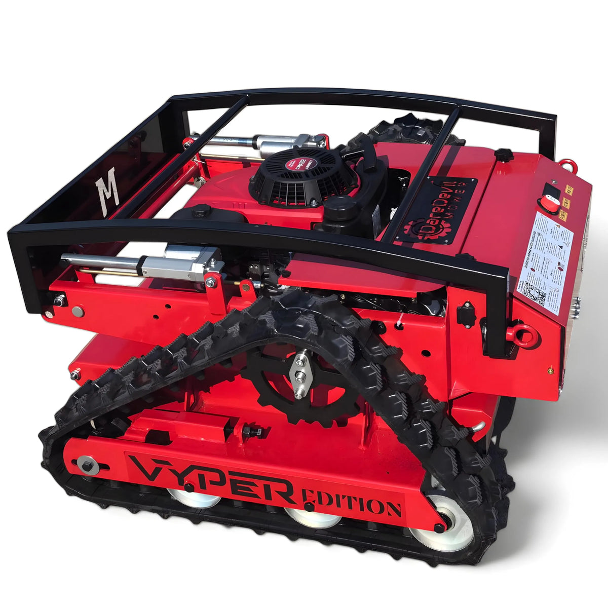 DareDevil Mower – Remote Controlled 200m Remote Distance| 50° Slope Capability | Hybrid Self-Charging Dual Battery | Brushless Motors | Zero Turn | Adjustable Cutting Deck