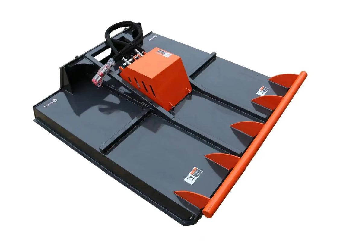 72″ Skid Steer Heavy Duty Rotary Brush Cutter Finishing Mower Skid Steer Attachment Hydraulic Mower