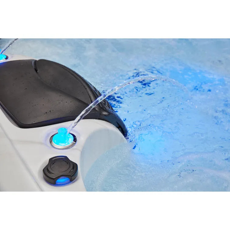 Victoria 6-person 60 Jet Hot Tub With Bluetooth In Grey