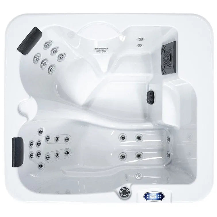 Luxuria Spas 120 Volt 3 – Person 55 – Jet Rectangle Plug & Play Hot Tub with Ozonator