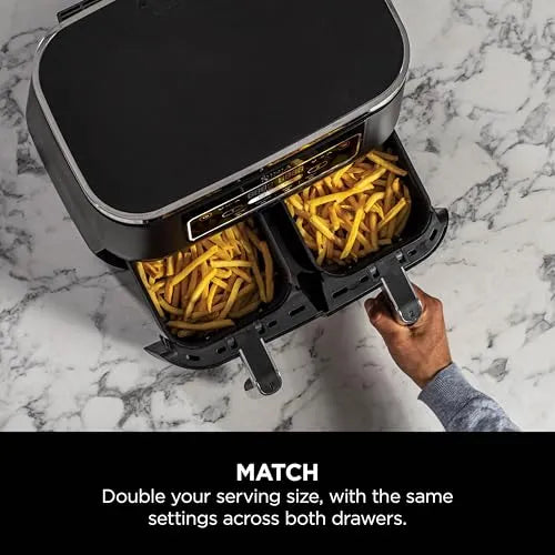 Ninja Foodi Dual Zone Dual Air Fryer 7.6L 4-in-1