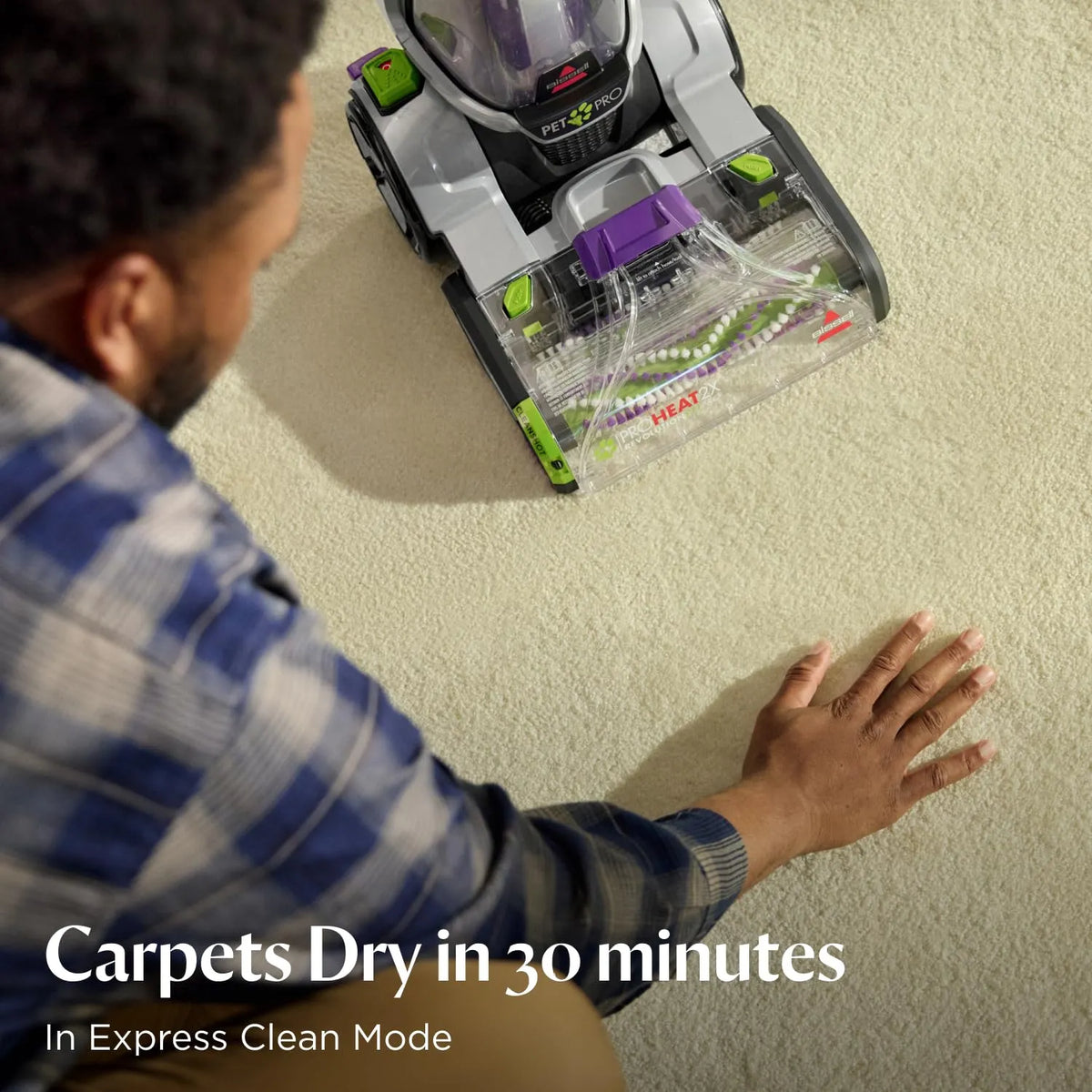 BISSELL ProHeat 2X Revolution Pet Pro Carpet Cleaner Dries in 30 Minutes