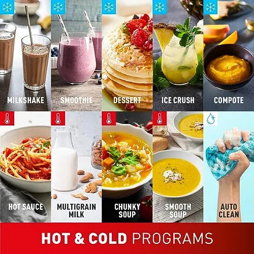 Tefal PerfectMix Cook Blender & Soup Maker 2L, 10 Auto Programs