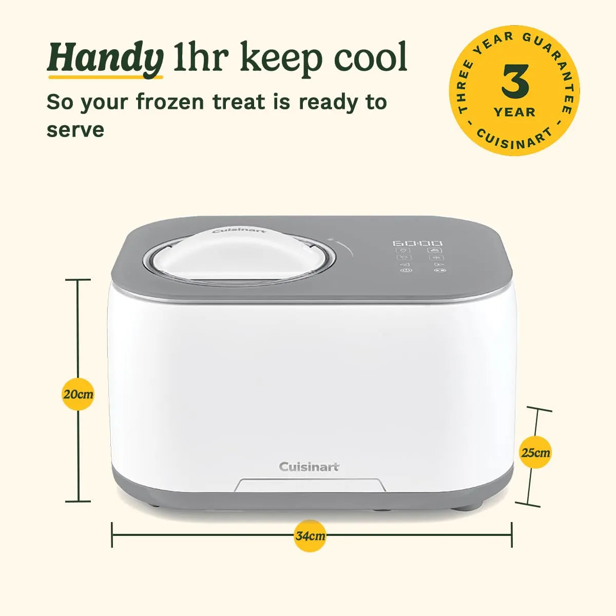 Cuisinart FreezeEase Self-Freezing Ice Cream & Gelato Maker