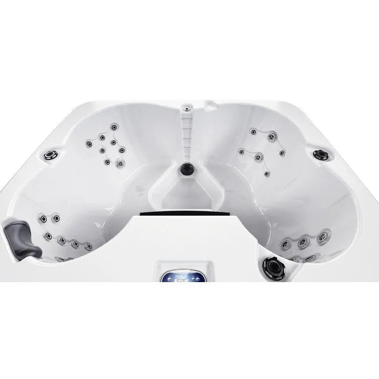 Luxuria Spas 220 Volt 4 – Person 55 – Jet Rectangle Plug & Play Hot Tub with Ozonator