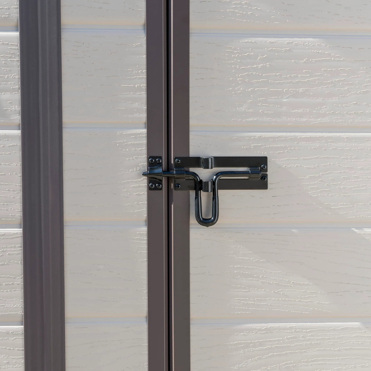 Keter Manor Single Door Garden Shed - Wood Effect Beige