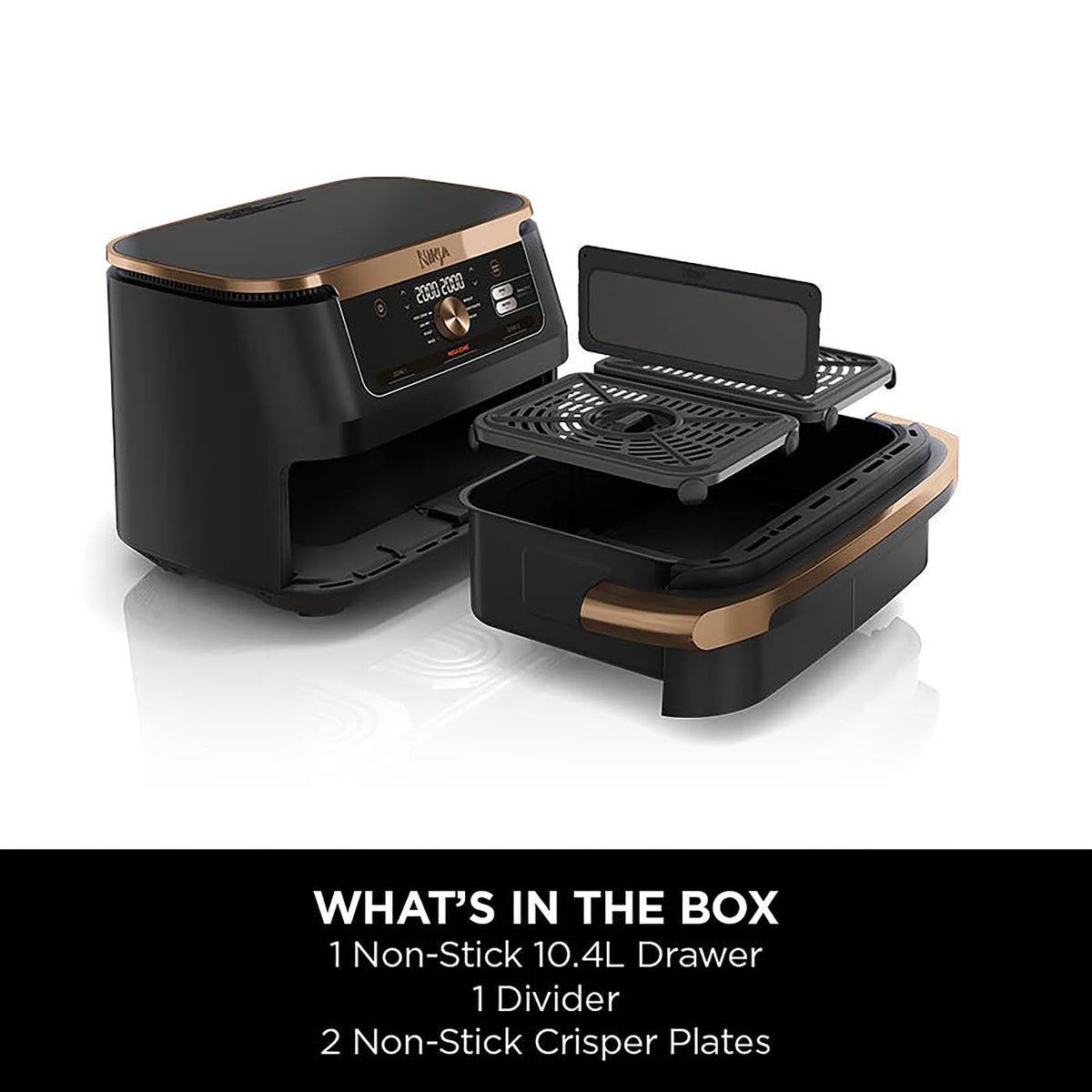 Ninja Foodi FlexDrawer Dual Air Fryer 10.4L 7-in-1