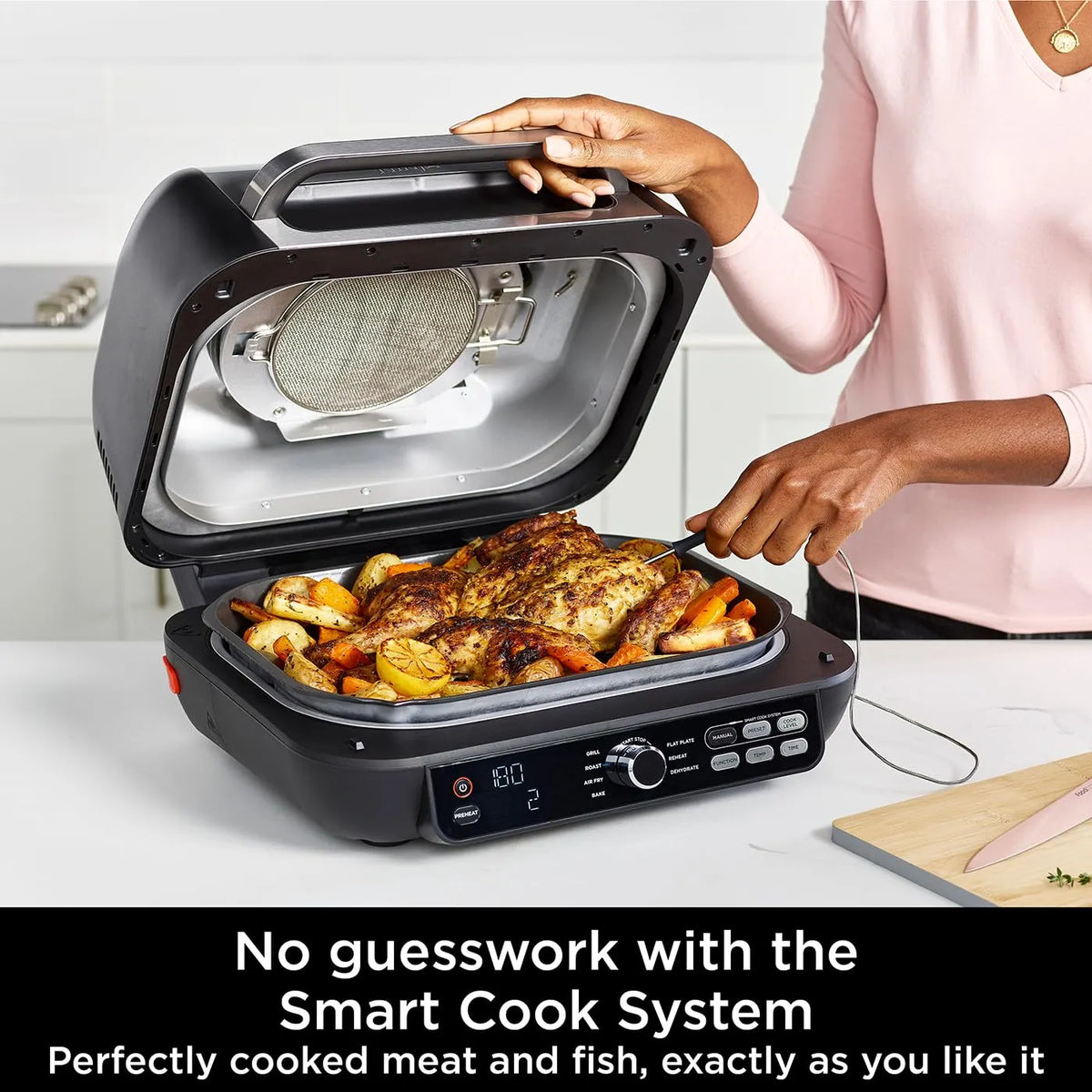 Ninja Foodi MAX PRO Health Grill & Air Fryer 3.8L 7-in-1