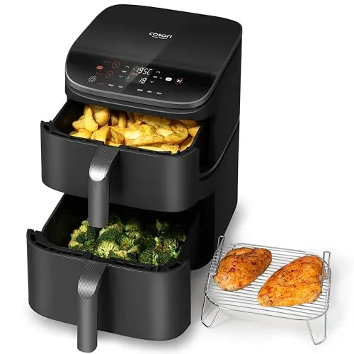 COSORI TurboTower Dual Air Fryer 10.8L Stacked Design