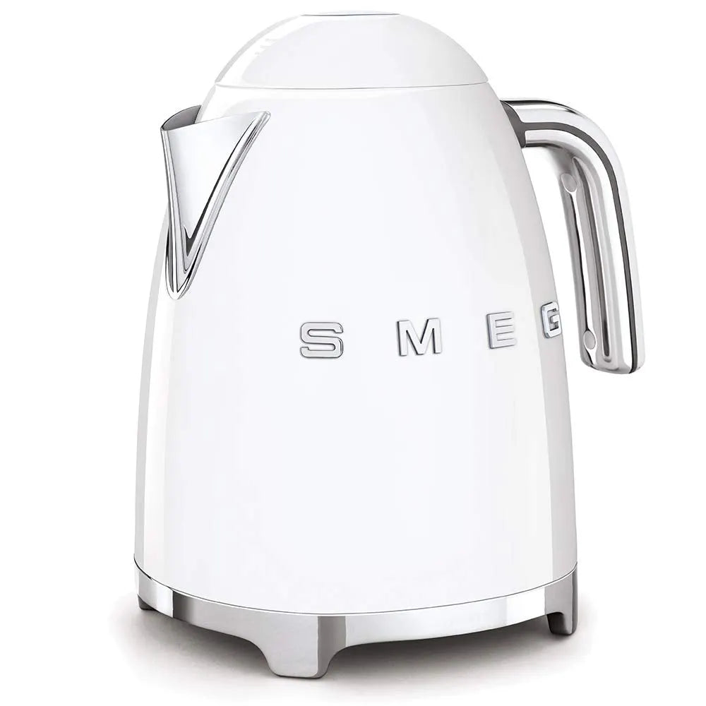 Smeg 1.7L Kettle and 2-Slice Toaster Set, Retro Style, White