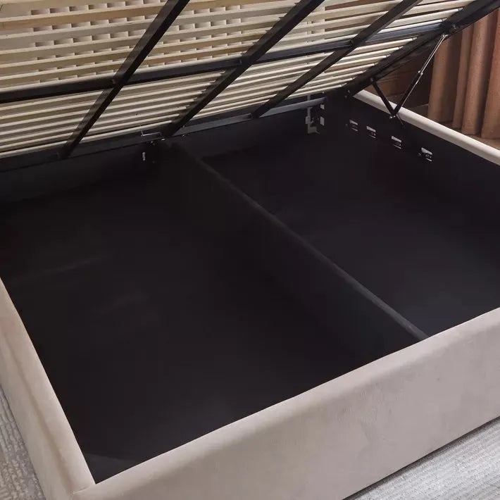 Qubba King Bed with Hydraulic Storage – 180×200 cm