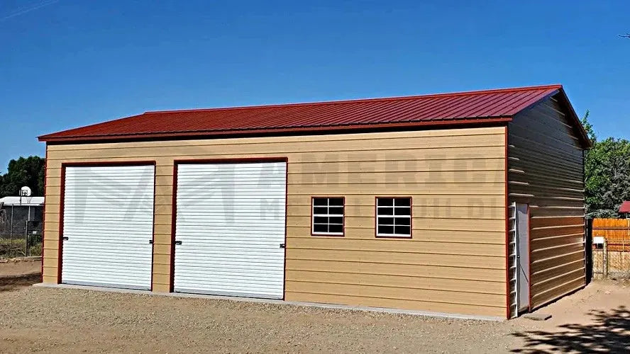 24x40x10 Metal Garage