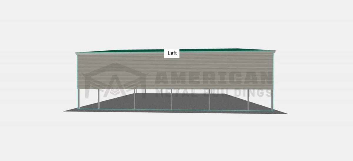 24x25x8 Steel Carport