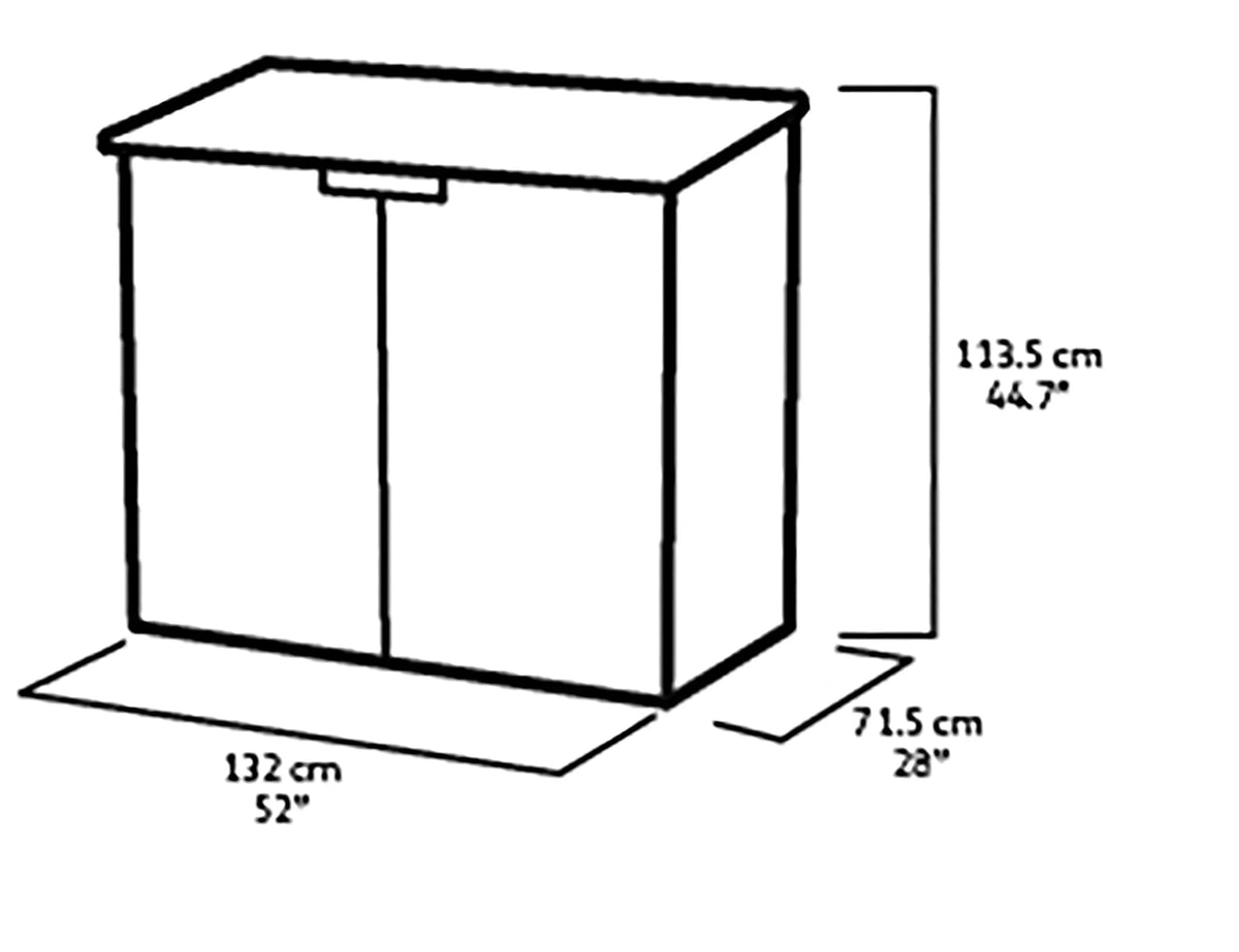 Keter Store-It-Out Nova Storage Shed 32x71.5x113.5 cm Grey