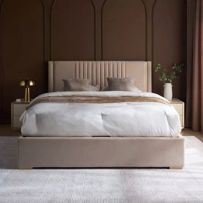 Qubba King Bed with Hydraulic Storage – 180×200 cm