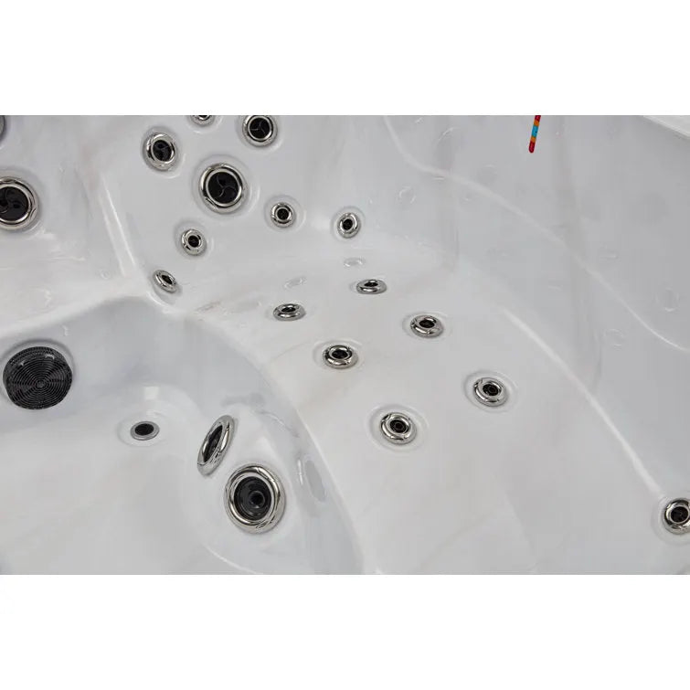 Victoria 6-person 60 Jet Hot Tub With Bluetooth In Grey