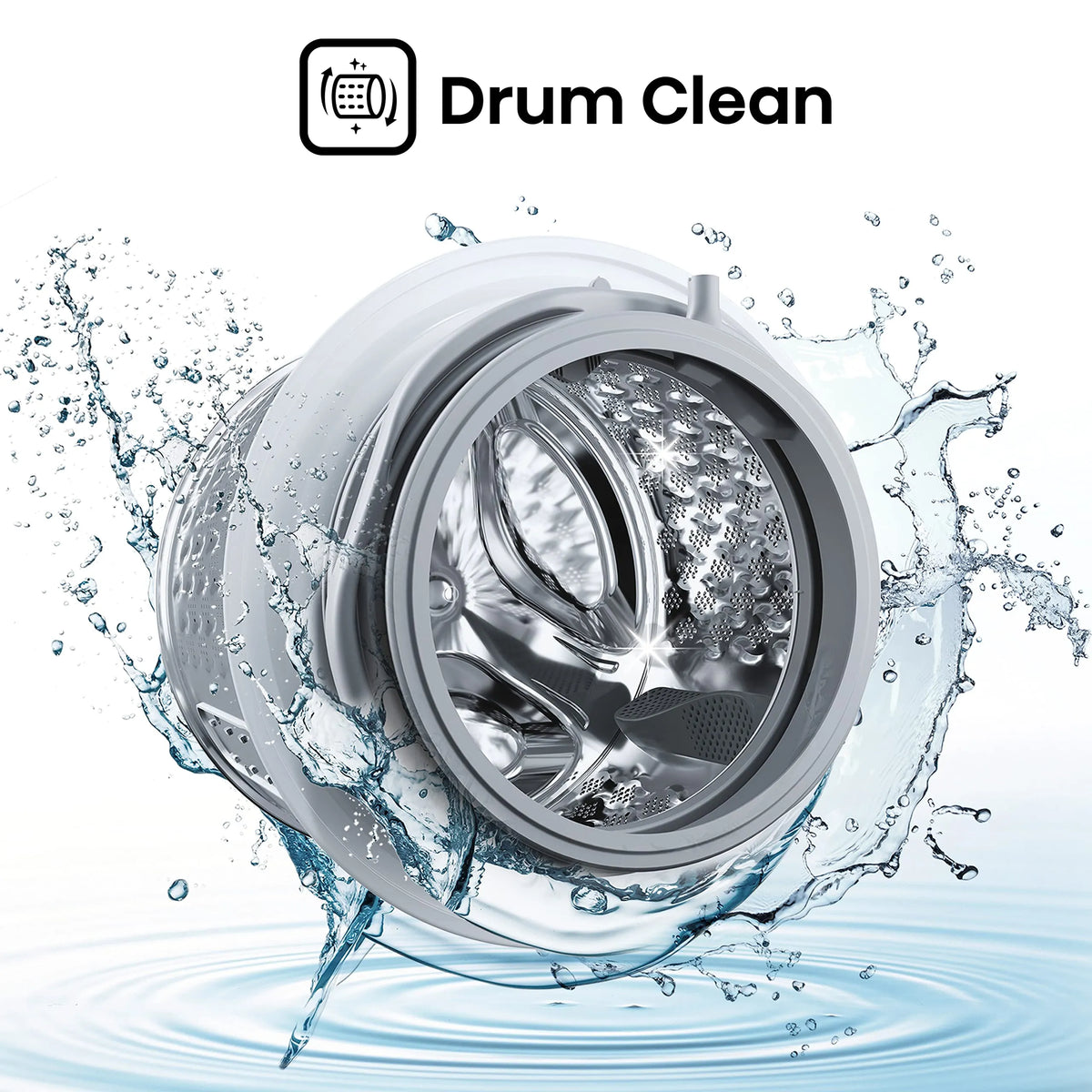Front-Load Washing Machine 6kg Inverter 15 Programmes 1200 rpm White Class C