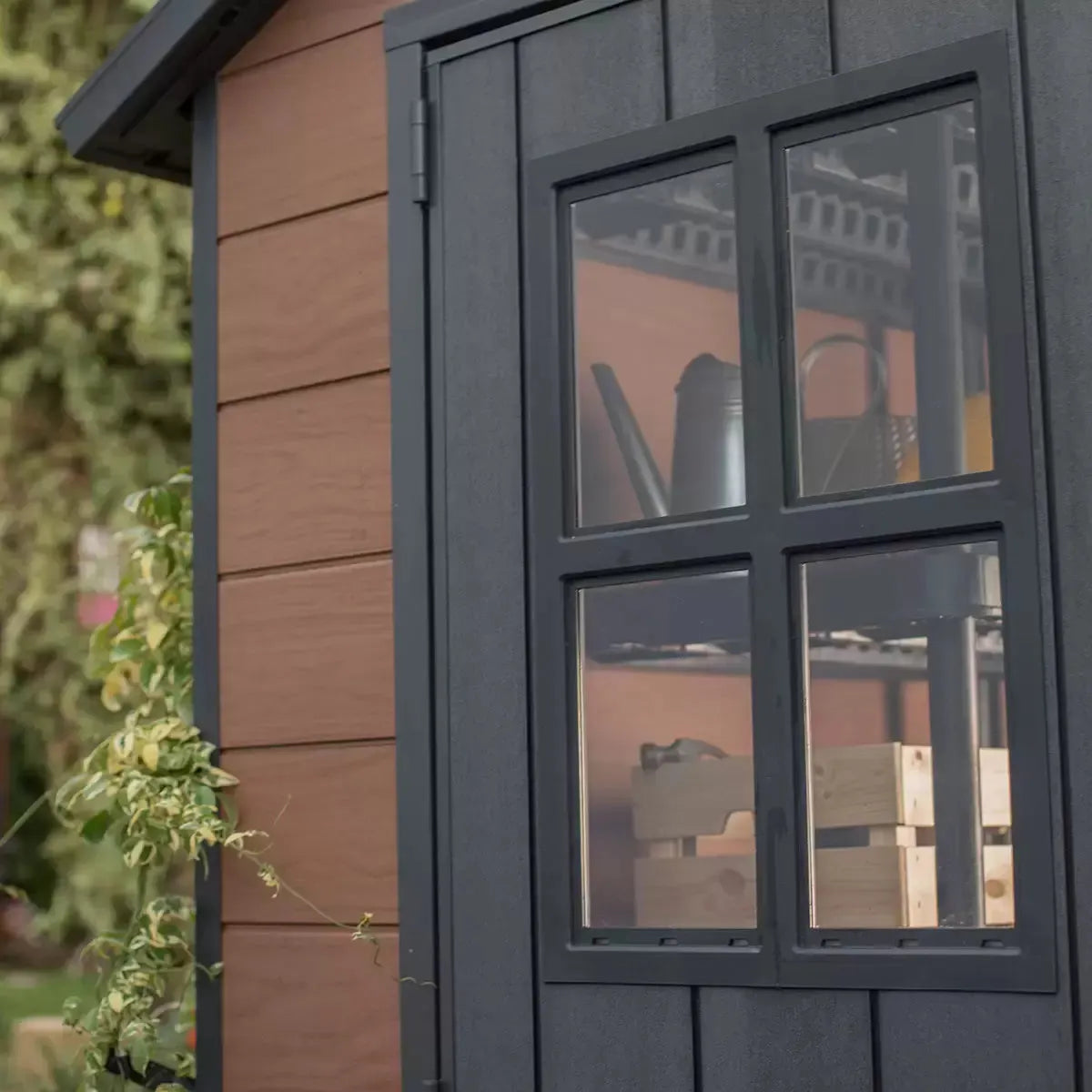 Keter Newton Double Door Plastic Garden Shed