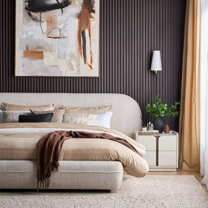 Nordic French Queen Bed – 160×200 cm