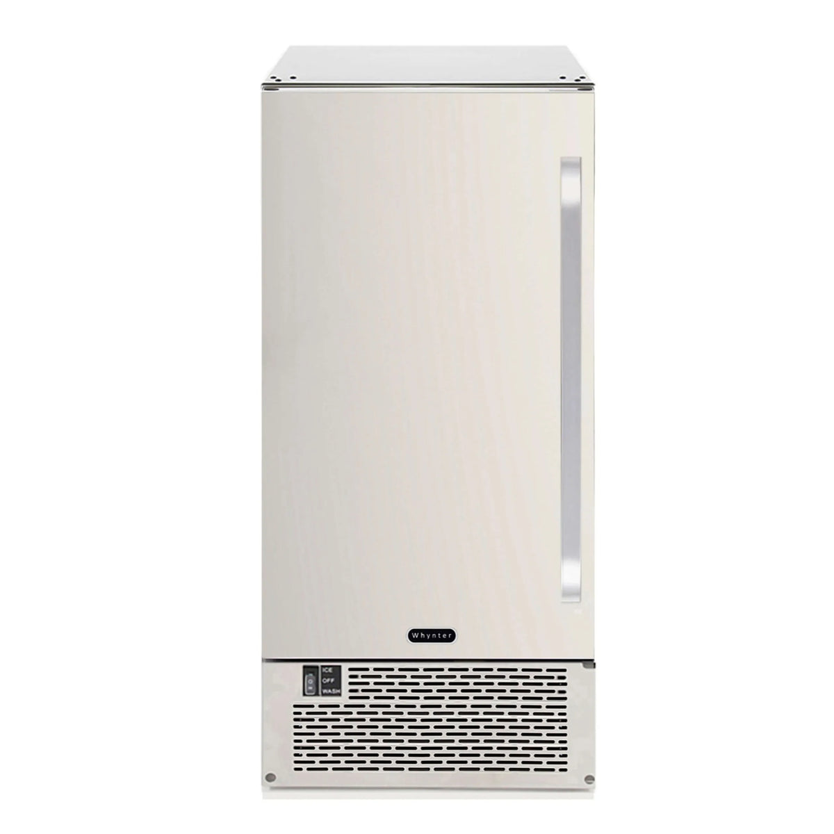 Whynter UIM 502SS 15in Built In Ice Maker 80lb Capacity Clear Ice Cube with NSF Inline Water Filter