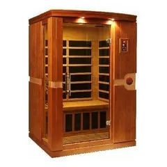 Dynamic Sauna Venice 2-person Low EMF (Under 8MG) FAR Infrared Sauna (Canadian Hemlock)