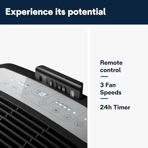 De'Longhi Pinguino PACEM90 Silent Portable 9800 BTU Air Conditioner