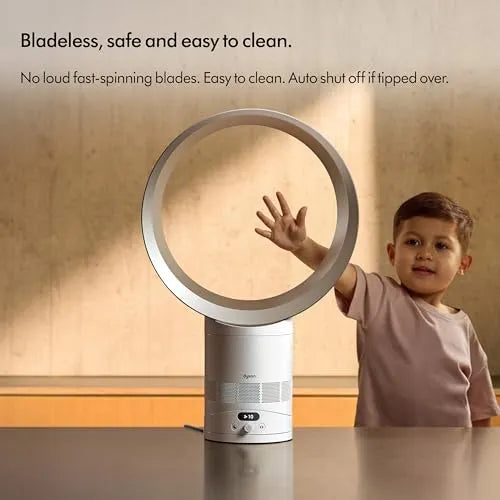 Dyson Cool CF1 Desk Fan, White/Silver