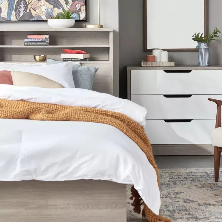Jamie Single Bed with Storage – 120×200 cm