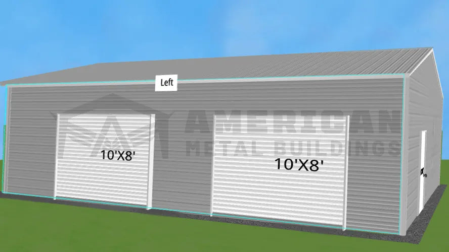 26x36x10 Side Entry Garage